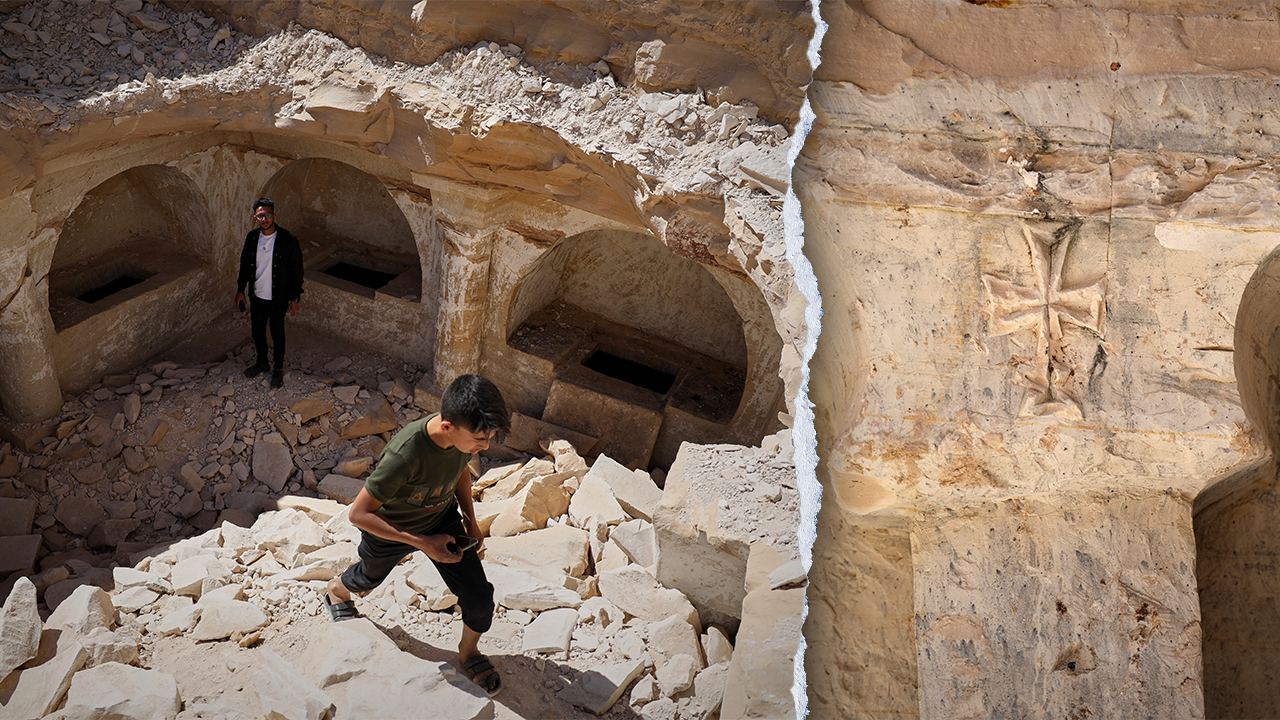 Deserted home in Syria reveals historical Christian tomb advanced under the floor