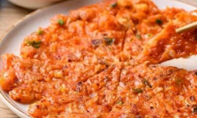 This Korean Kimchi Pancake recipes may have you making it every single day