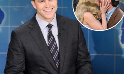 Colin Jost Reacts to Scarlett Johansson, Jonathan Bailey Kiss