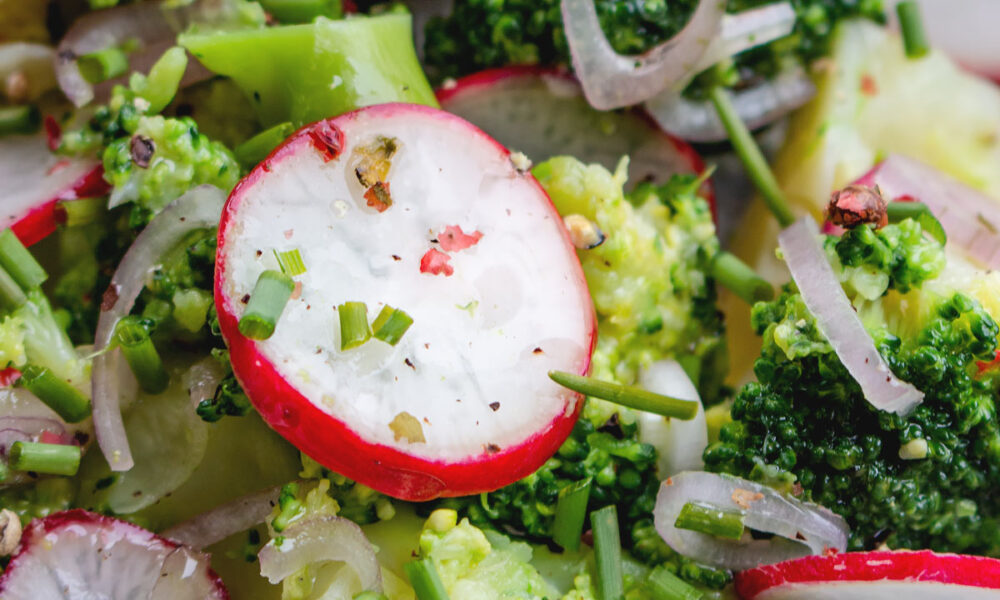 Easy Broccoli Radish Salad with a Kick of Freshness