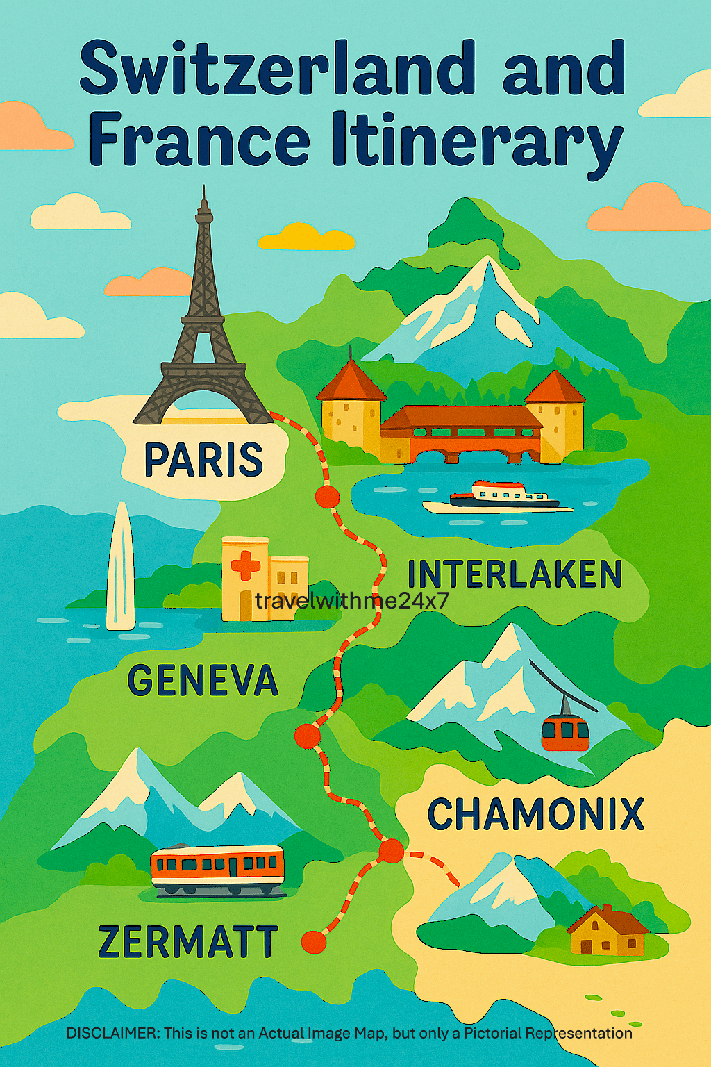 Switzerland and France Itinerary 10 Days