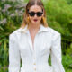 In Paris, Gold Heeled Sandals Simply Made Ballet Flats Disappear