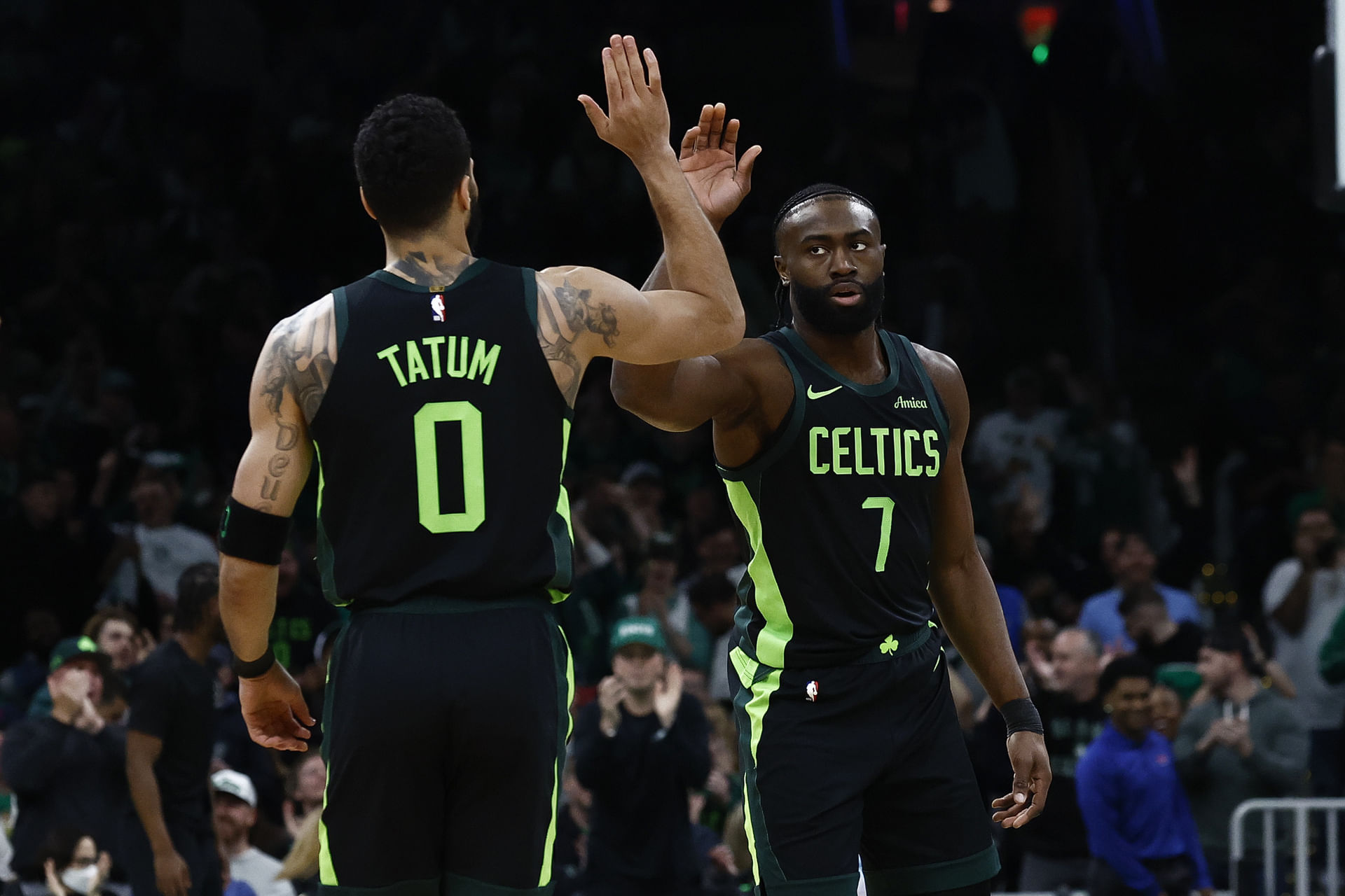 Jaylen Brown drops candid response after Jayson Tatum debuts new look