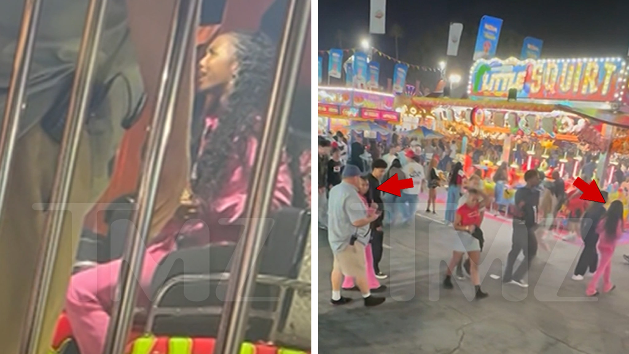Diddy’s Daughters Jessie & D’Lila Combs Kicked Off Rollercoaster, on Video Diddy’s Daughters Jessie & D’Lila Combs Kicked Off Rollercoaster, on Video