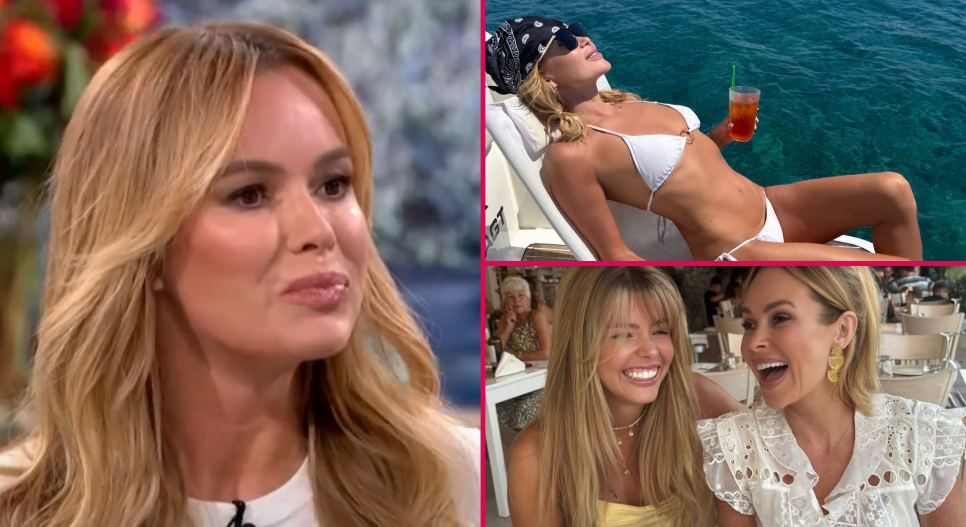 Inside Amanda Holden and daughter Lexi’s vacation together with matching white bikinis