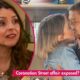 Tracy catches Carl and Abi as affair continues