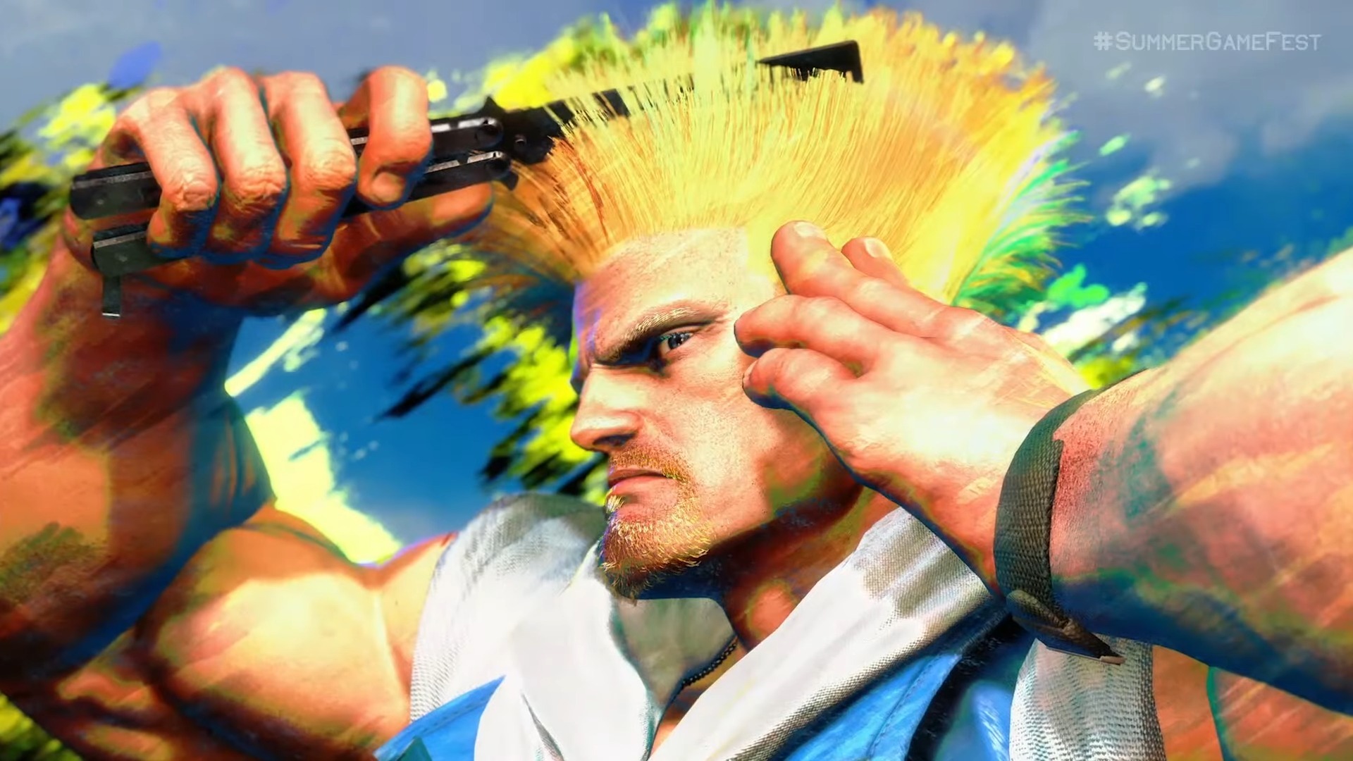 This shadow is the primary ‘look’ we’ve got of WWE champion Cody Rhodes as Guile within the Avenue Fighter film and, sure, the haircut is on level