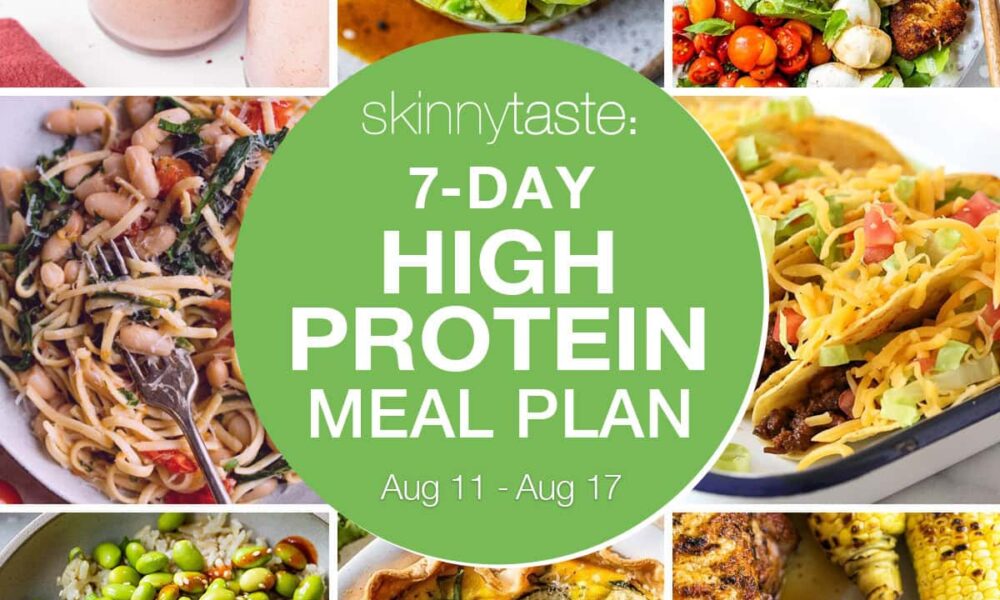 7 Day Excessive Protein Weight-reduction plan Meal Plan