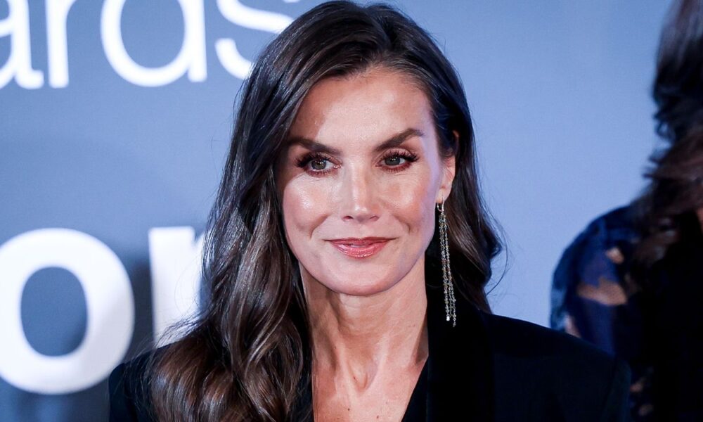 Queen Letizia Is Ethereal in Surprising Semi-Sheer White Costume