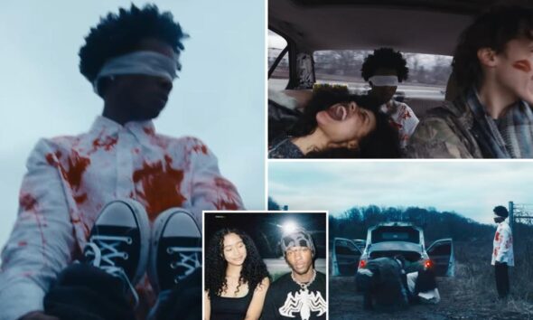 D4vd made creepy music video of him dragging physique to a trunk