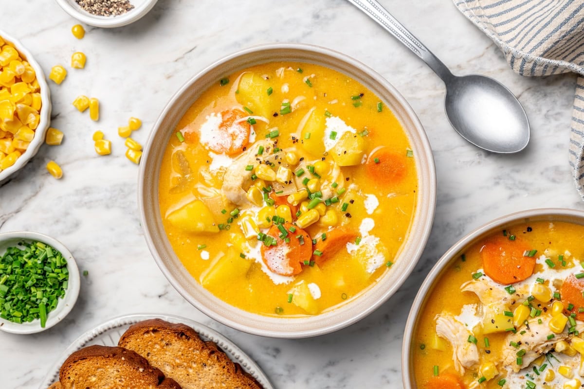 Hen Corn Chowder | Skinnytaste