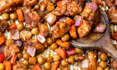Hen Shawarma Sheet Pan Dinner (Simple One Pan Meal)