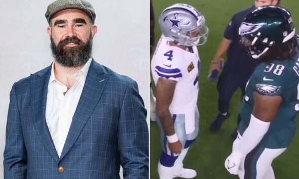 Jason Kelce Has a Very NSFW Response to Eagles-Cowboys Spitting Incident