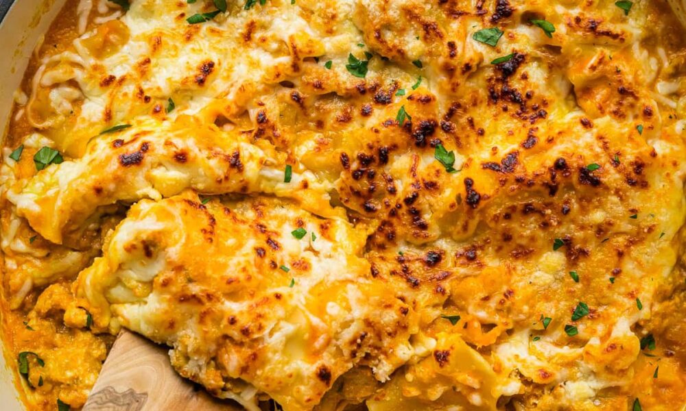 Pumpkin Lasagna Skillet – Skinnytaste