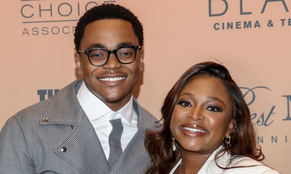 Naturi Naughton Sings Glad Birthday To Michael Rainey Jr. (Vid.)