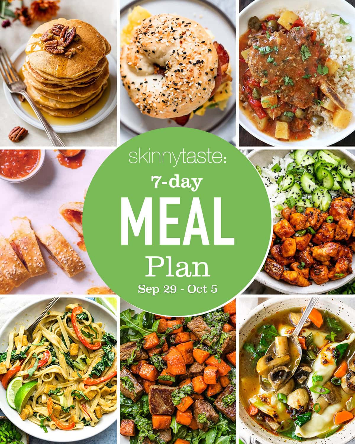 Free 7 Day Wholesome Meal Plan (Sept. 29- Oct. 5) Free 7 Day Wholesome Meal Plan (Sept. 29- Oct. 5)