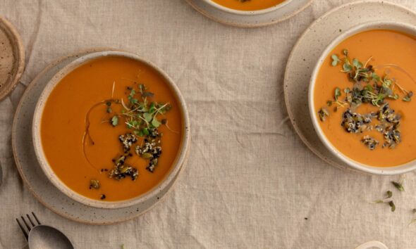 Miso Ginger Candy Potato Soup