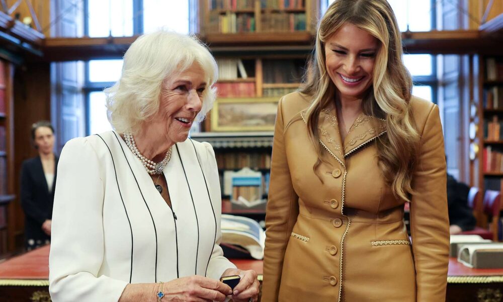 Queen Camilla and Melania Trump Step Out for Joint Outing at Windsor Fortress