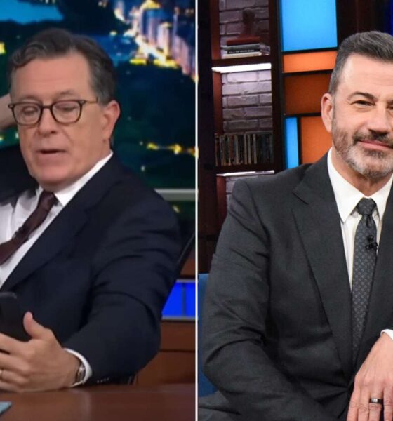 Stephen Colbert Shares Footage of Second He Realized of Jimmy Kimmel’s Suspension